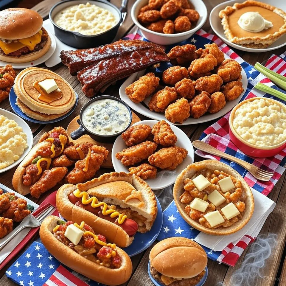 TraditionalAmericanFood, ViralFoodTrends, USACuisine, FoodLovers, TrendingDishe