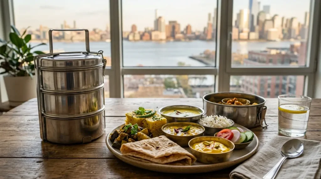 Best Gujarati tiffin service in Jersey City with homemade Indian food